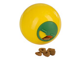 Snackbal voor katten o 7 5 cm  geel