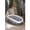 Maison de toilette pour chat Sprint  bleu/blanc  58x39x17cm