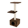 Cat Tree Venus  37x37x109cm brown  1pc/carton with poster