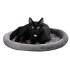Cat Cushion with Mop Fabric 48x40x4 cm  grey/green PP