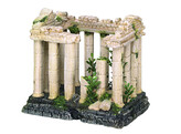 Aqua Ornaments  ACROPOLIS  w/ plants  16 x 10 5 x 14 2 cm
