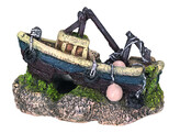 Aqua Ornaments  BOAT   13 x 6 7 x 8 7 cm
