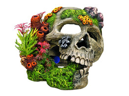 Aqua Ornaments  SCULL   19 5 x 16 x 14 cm