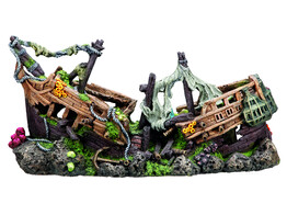 Aqua Ornaments  BATTLE SHIP XXL   57 x 26 x 29 cm