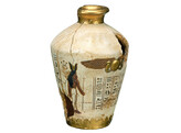 Aqua Ornaments  EGYPTIAN JAR   12 0 x 12 0 x 17 5 cm