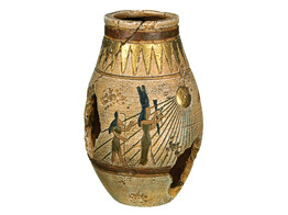 Aqua Ornaments  EGYPTIAN JAR   8 0 x 8 0 x 12 5 cm