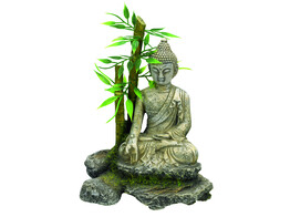 Aqua Ornaments  ZEN STATUE WITH BAMBOO   12 x 9 x 16 cm