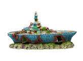 Aqua Ornaments  Epave de bateau  avec LED  27 x 7 x 14 5 cm
