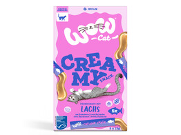 WOW CAT SNACK Creamy Snack Salmon  5 x 15 g x 11