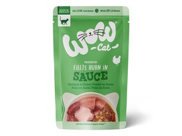 WOW CAT WET Chicken in sauce 85g x 8