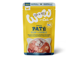 WOW CAT WET ADULT Chicken   Shrimp 125g x 12