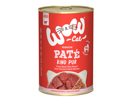 WOW CAT WET ADULT Beef Pure 400g x 6