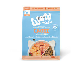 WOW CAT DRY FOOD ADULT with Salmon 325g x 8
