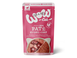 WOW CHAT WET JUNIOR Volaille   Foie 125g x 12