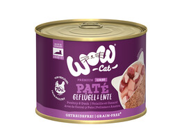 WOW CHAT WET SENIOR Volaille   canard 200g x 6