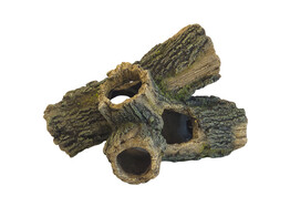 Aqua Ornaments  WOOD TRUNK   18 x 17 5 x 16 cm