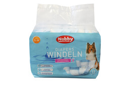 Diapers f. female dogs