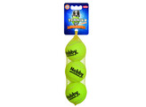 Tennis ball with squeeker
