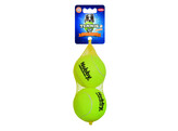Tennis ball with squeeker