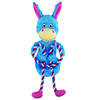 Plush donkey with rope