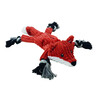 Plush fox with rope