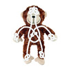 Singe en peluche avec corde a l interieur