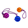 Dental rubber ball with rope