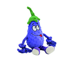 Plush Eggplant with rope