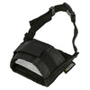 Museliere en nylon noir  8 5x18-24cm