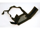 Museliere en nylon noir  9 5x20-26cm