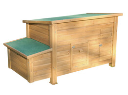 Poulailler Florentina bois  146X74X80cm