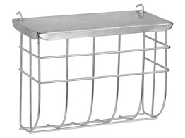 Ratelier a foin pour rongeur avec couvercle  17x7x13cm