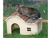 Hok met golvend dak Nature 30 x 20 x 20 cm