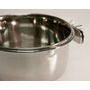 Stainless Steel Cup 600 ml  12 cm with holder for rabbit