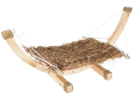 Hangmat SIESTA van gras met houten onderstel  73x36x34cm