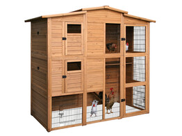 Maison pour poules bois  222X115X200cm