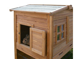 Kleinveehok FORTUNA 160x80x117cm incl.buitenren