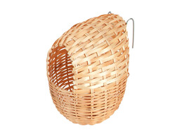 Nid pour oiseaux exotiques bambou  H.12cm  O11cm
