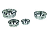 Stainless steel bowl HEAVY SPIRAL  anti slip