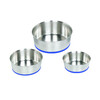 Stainless steel bowl HEAVY  anti slip