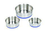 Stainless steel bowl HEAVY  anti slip