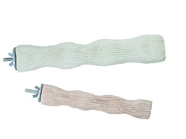 Perchoir mineral  17 5 cm  115 g rose