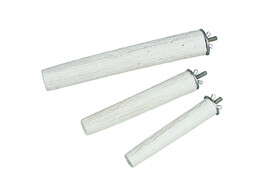 Perchoir mineral  22 cm  env. 290 g blanc
