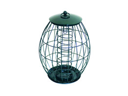Fat ball holder with fence  O 25 x 37 cm green
