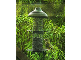 Distributeur de graines exterieur  O 15 x 30 cm noir