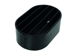 Fat ball box wall mounted  15 x 7 x 23 5 cm black