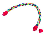 Jouet pour cages a oiseaux  perchoir corde    L  72 cm  O 30 mm multicolore