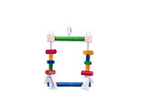 Cage Toy  Swing  14 blocks  23 x 21 cm multi-colour
