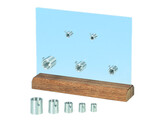 Perch holder made of aluminium  bore hole  10 5 mm