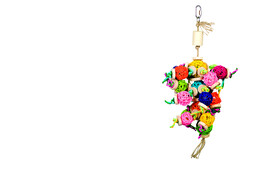 Cage Toy  toy with wicker balls  37 x 18 cm